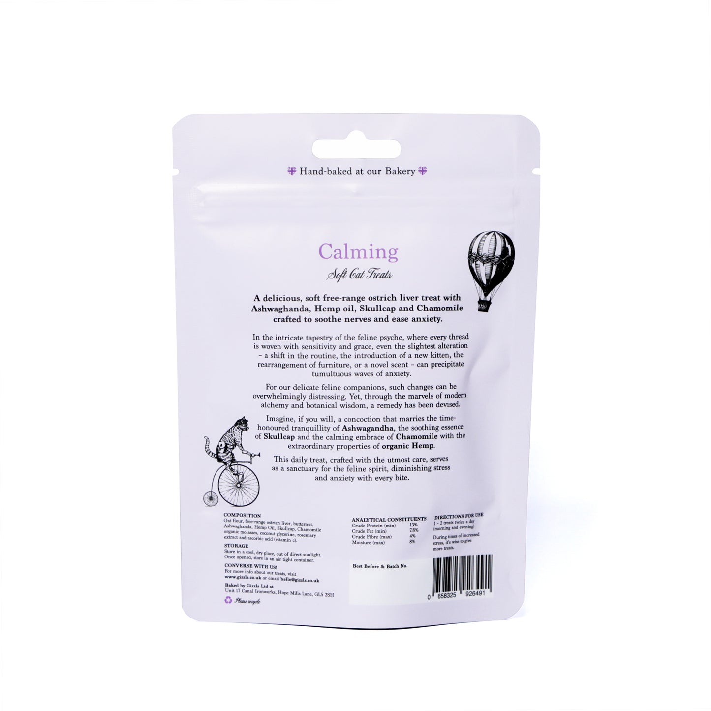 Gizzls Calming Soft Hemp Cat Treats