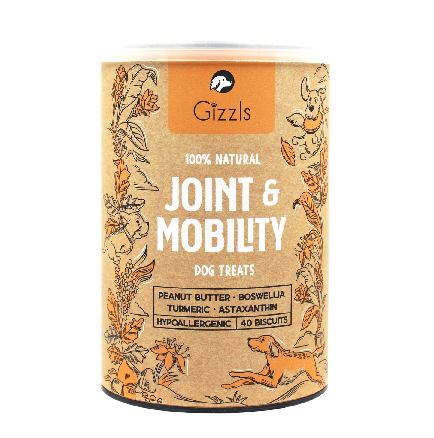 Gizzls 100% Natural Dog Treats for Joint & Mobility