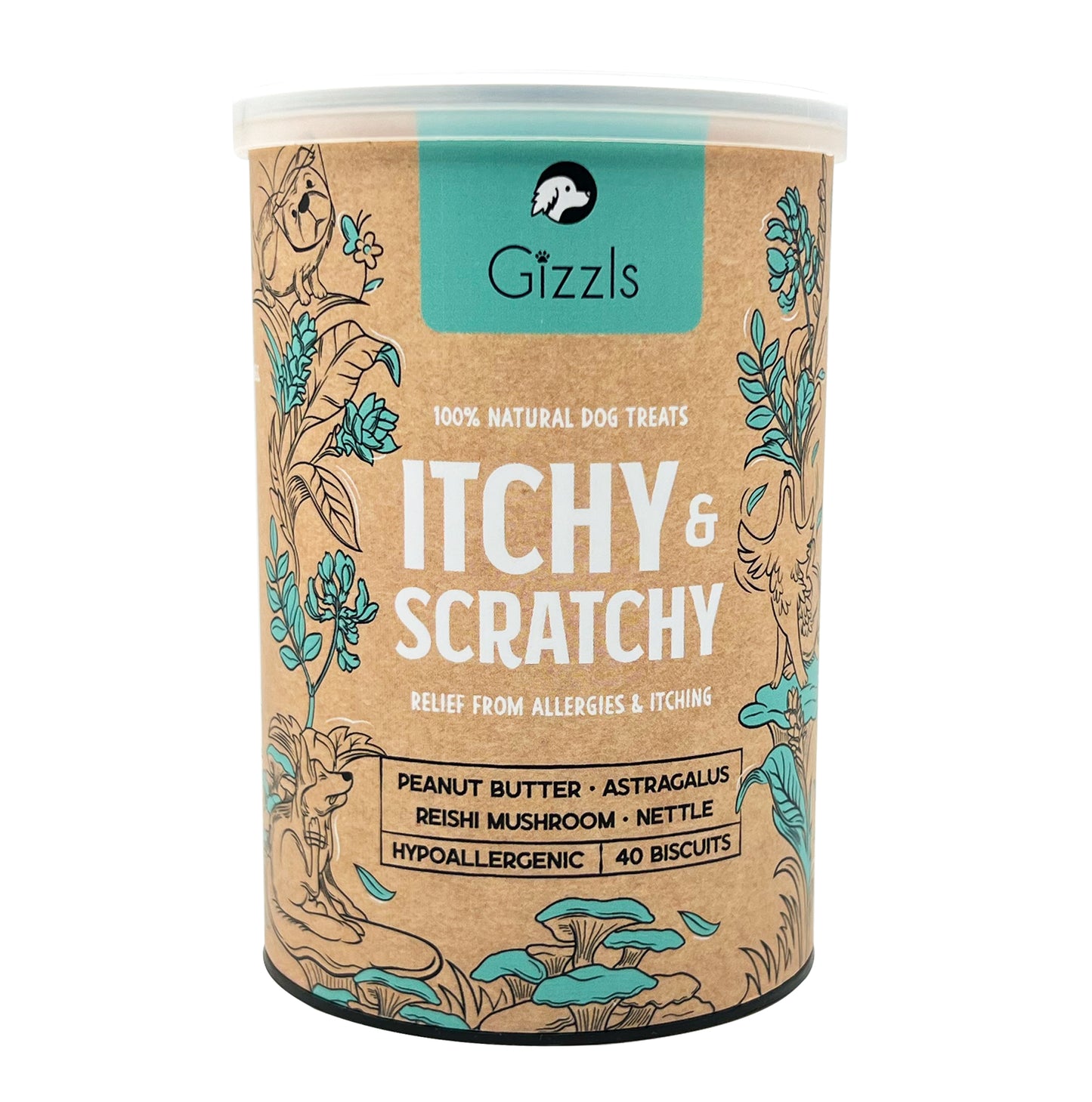 Gizzls 100% Natural Dog Treats for Allergies and Immunity