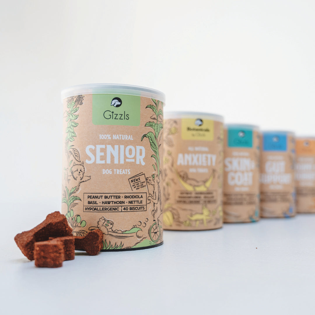 Gizzls 100% Natural Dog Treats for Seniors