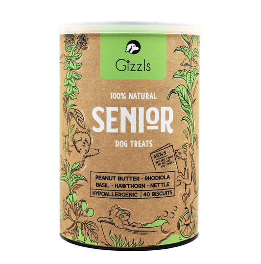 Gizzls 100% Natural Dog Treats for Seniors
